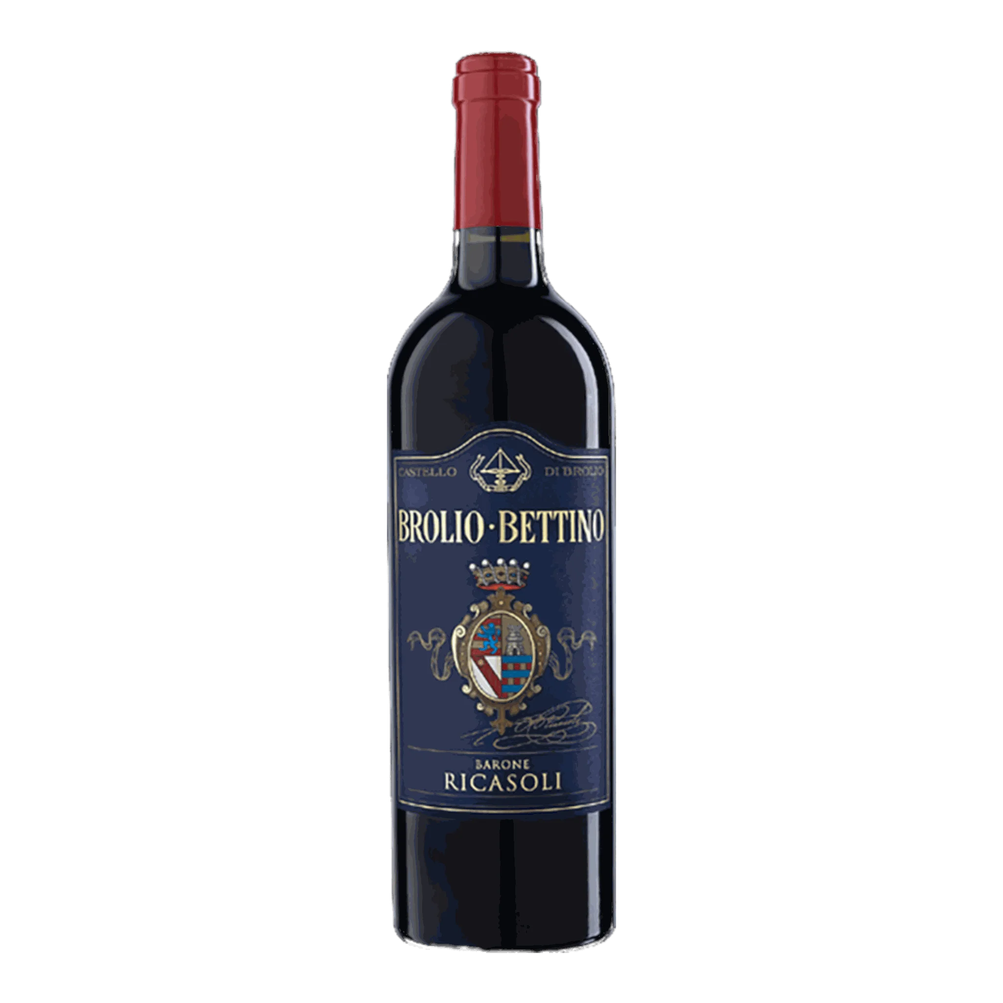 Rote Weinflasche von Barone Ricasoli Chianti Classico Brolio Bettino 2018