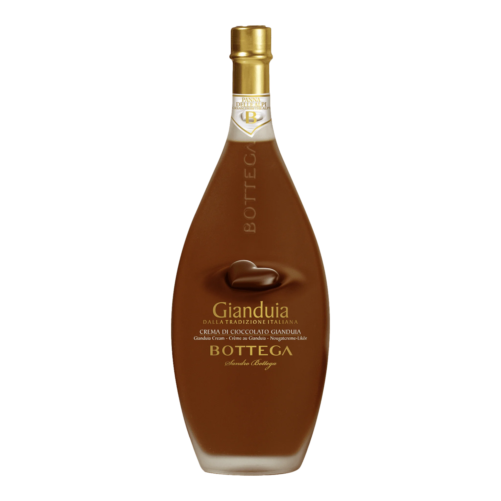 Bottega Schokoladenlikör Gianduia Flasche, köstlicher italienischer Wein mit Schokolade
