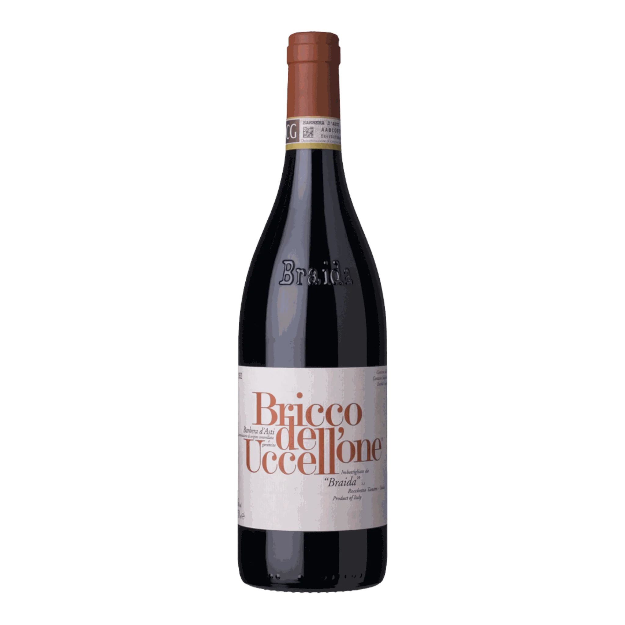 Braida Barbera d’Asti Bricco Dell’Uccellone 2020 in intensives Rubinrot Flasche