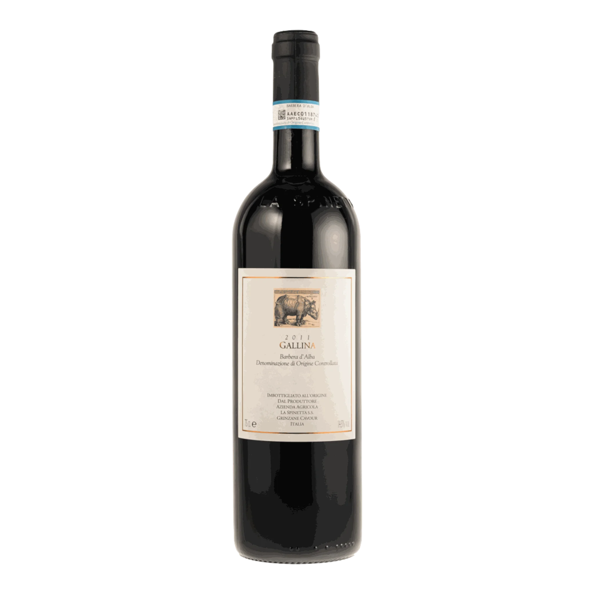 Rotes Weinflasche von La Spinetta Barbera D’Alba Gallina 2016 für Genussexperten