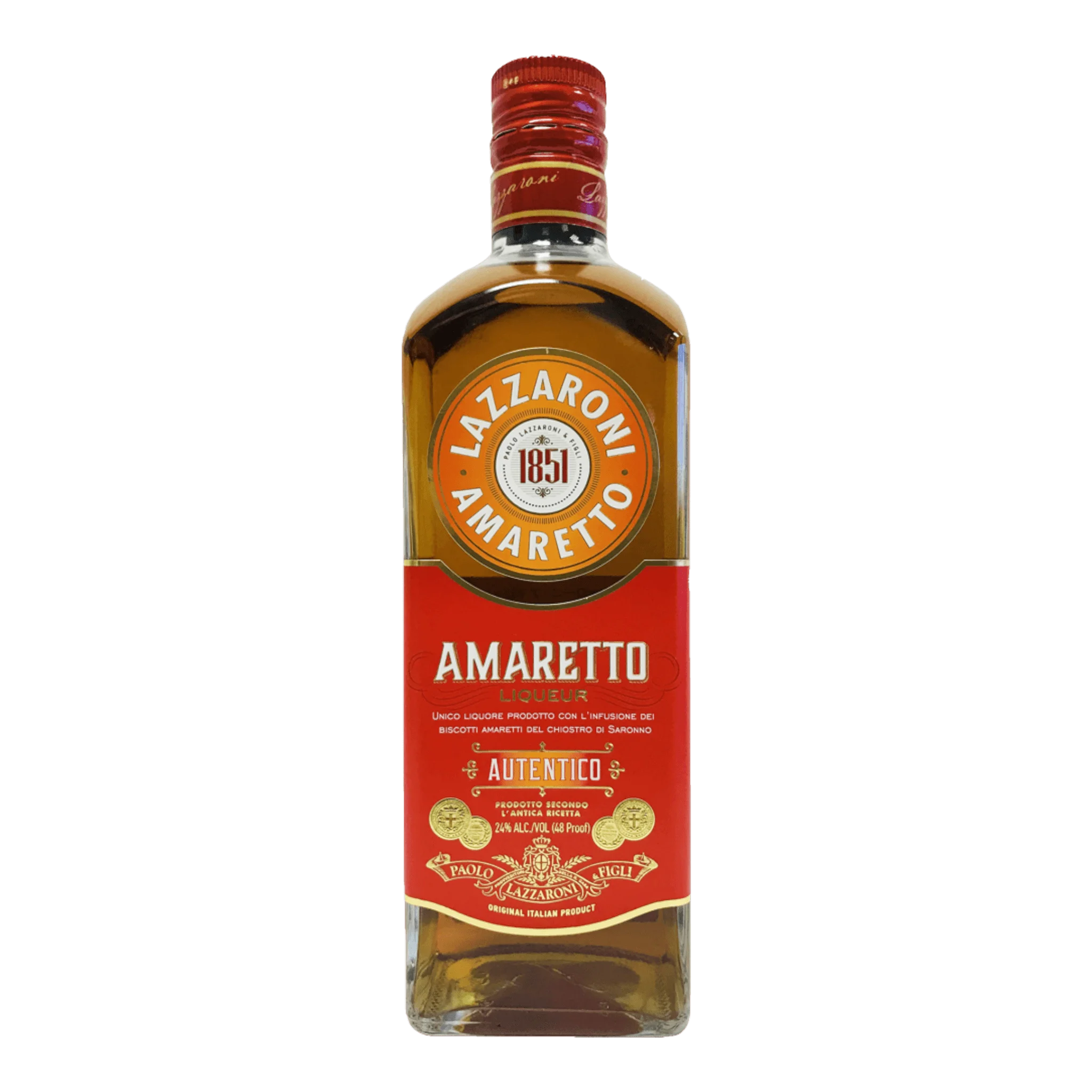 Flasche Lazzaroni Amaretto, authentische italienische Wein-Leckerei