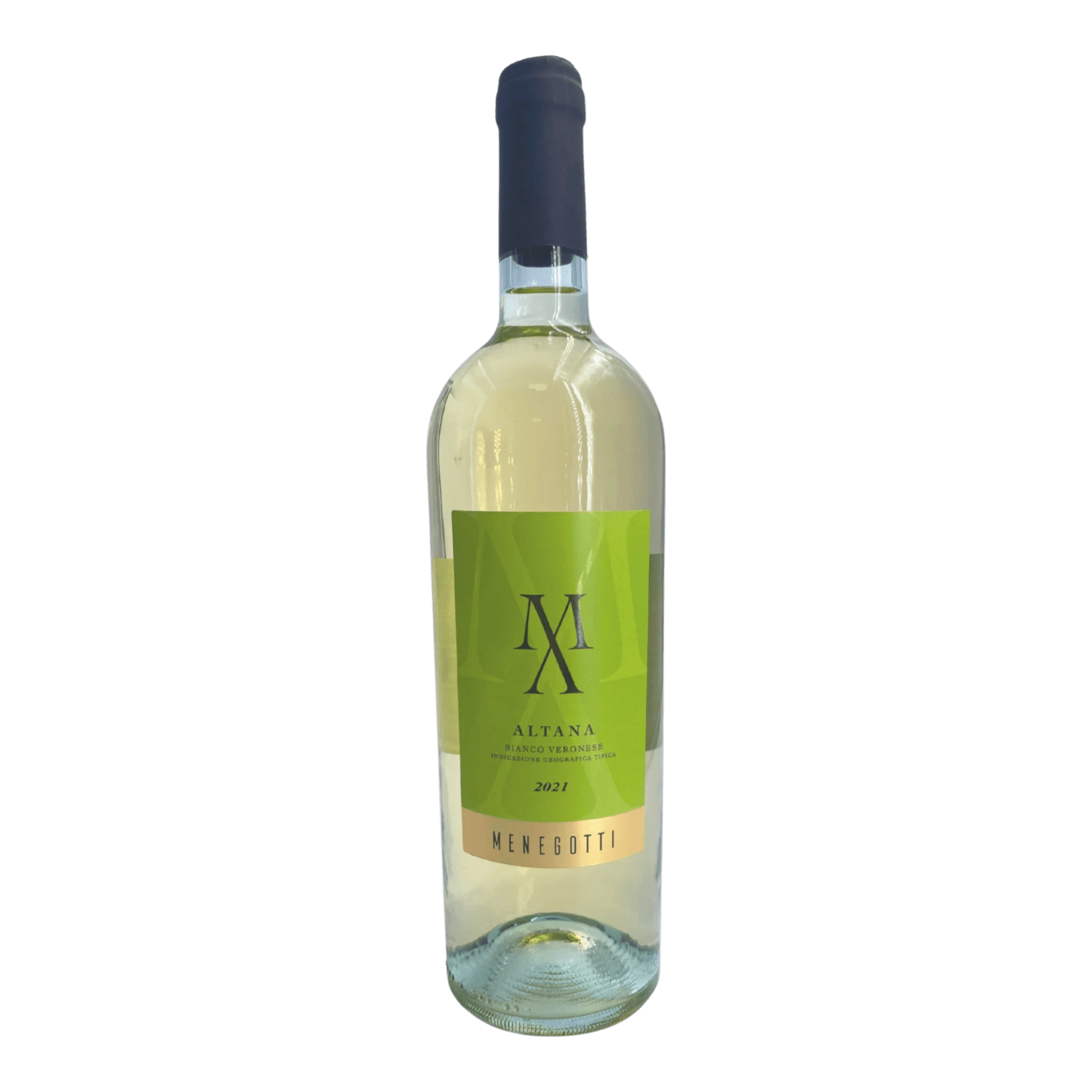 Menegotti Bianco Verona Altana 2021 white wine bottle.