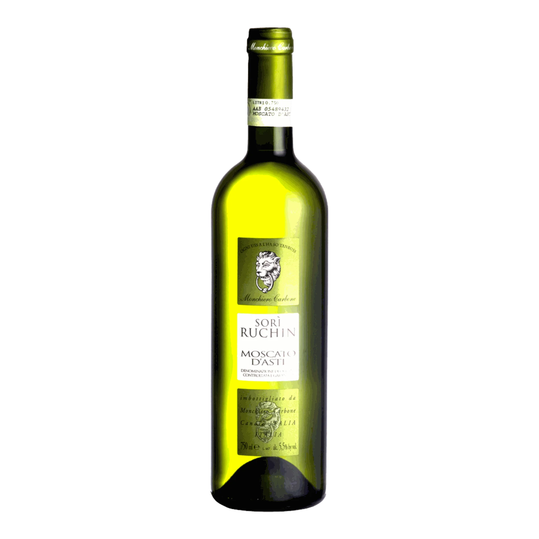 Bottle of Monchiero Carbone Moscato d’Asti 2017 wine, perfect for any celebration