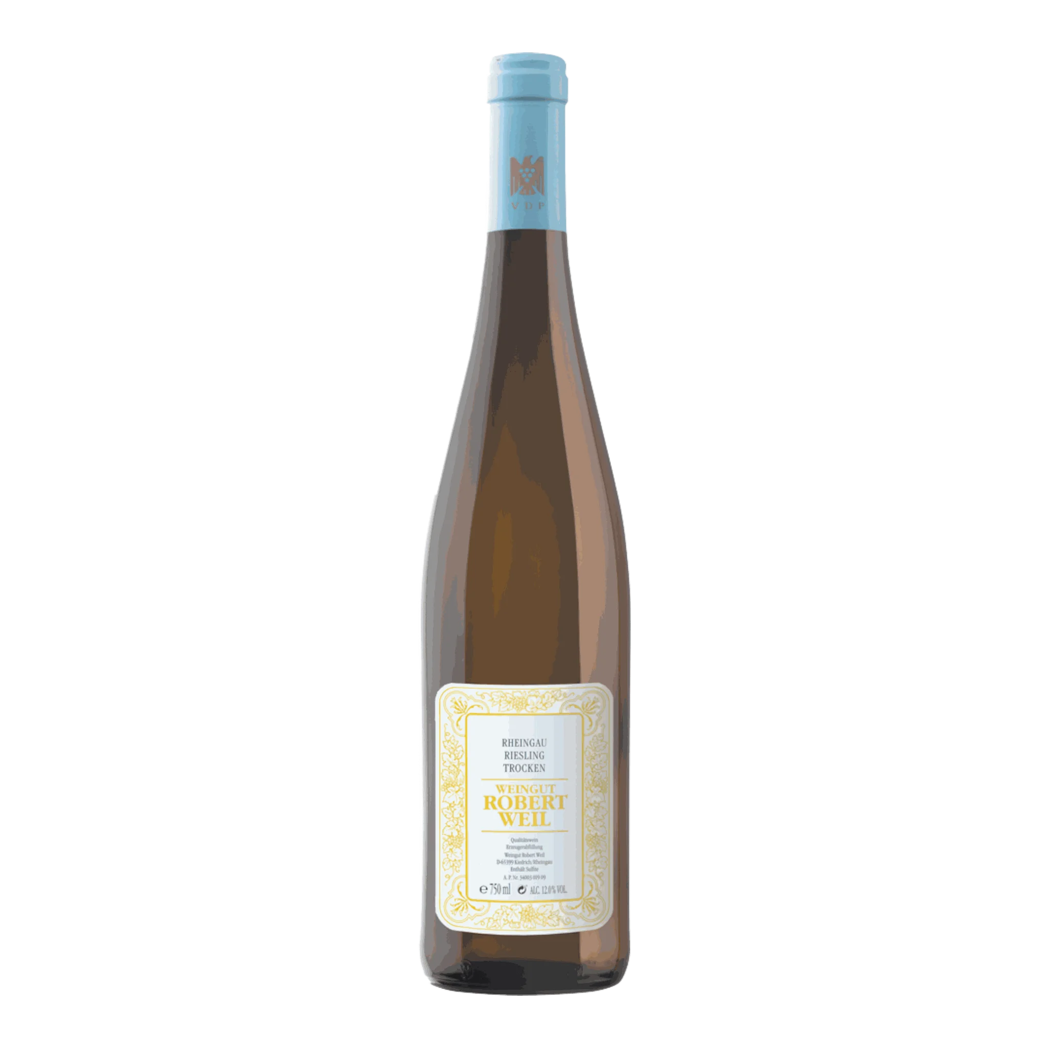 Eleganter Rheingau Weißwein Robert Weil Riesling Trocken 2020 mit hoher Komplexität