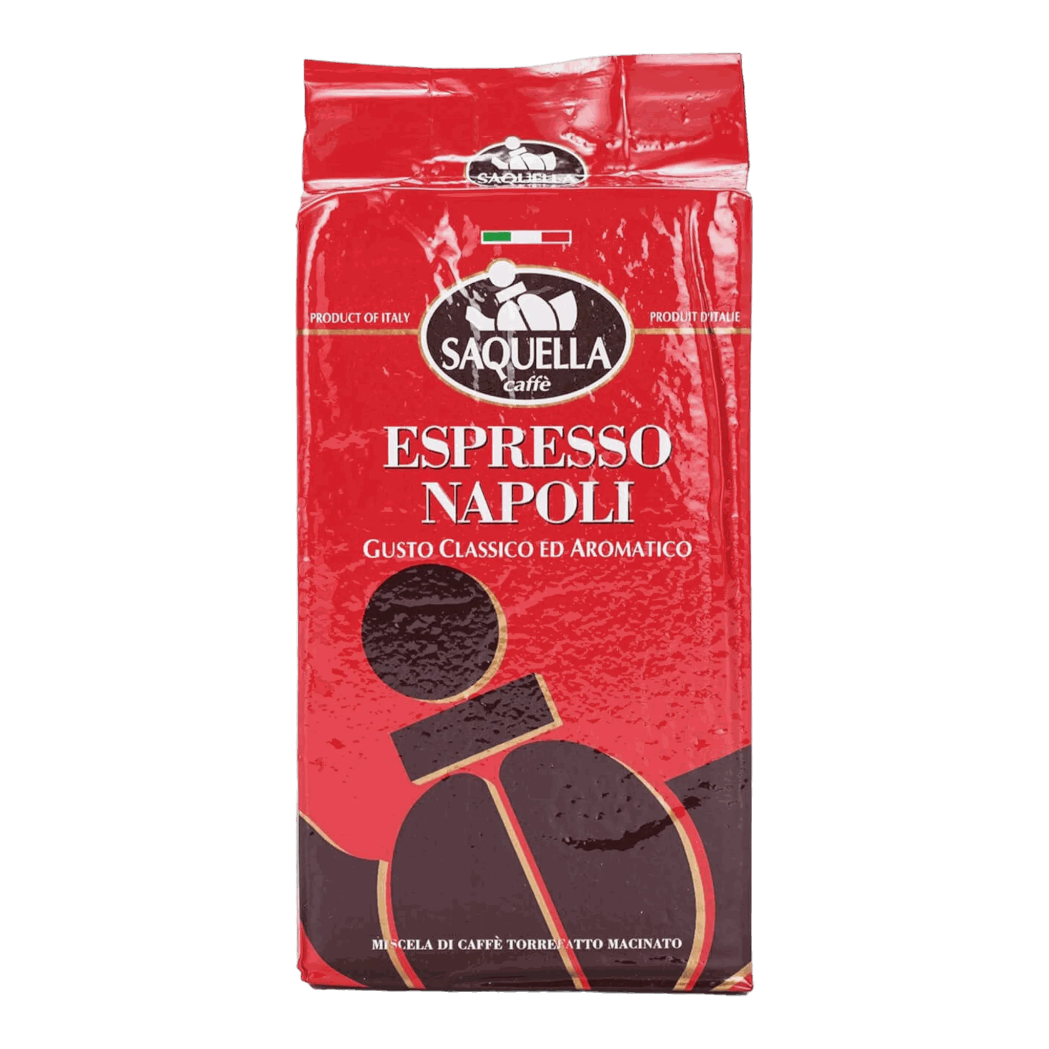 Bag von Saquella Espresso Napoli Kaffee, perfekt für eine vollmundige Mischung