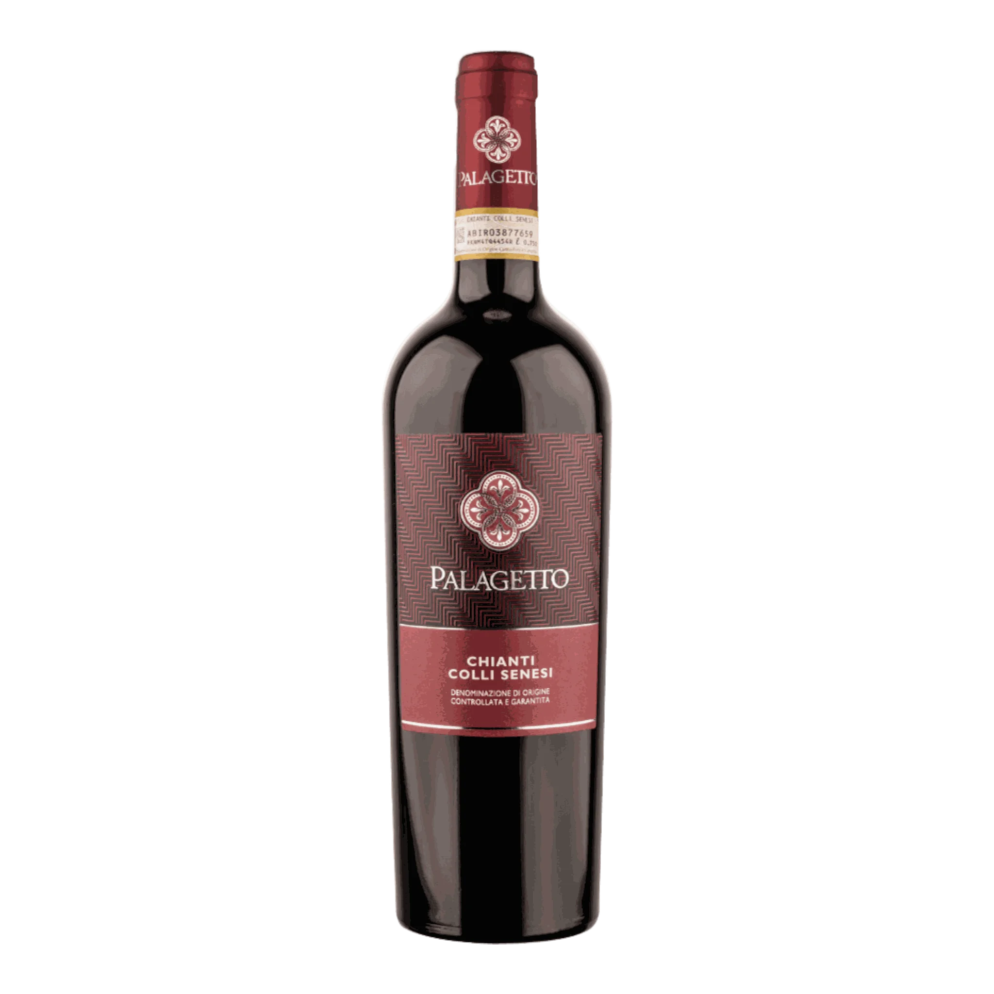 Flasche Tenute Niccolai Chianti Colli Senesi Palagetto 2016 in lebhafter rubinroter Farbe