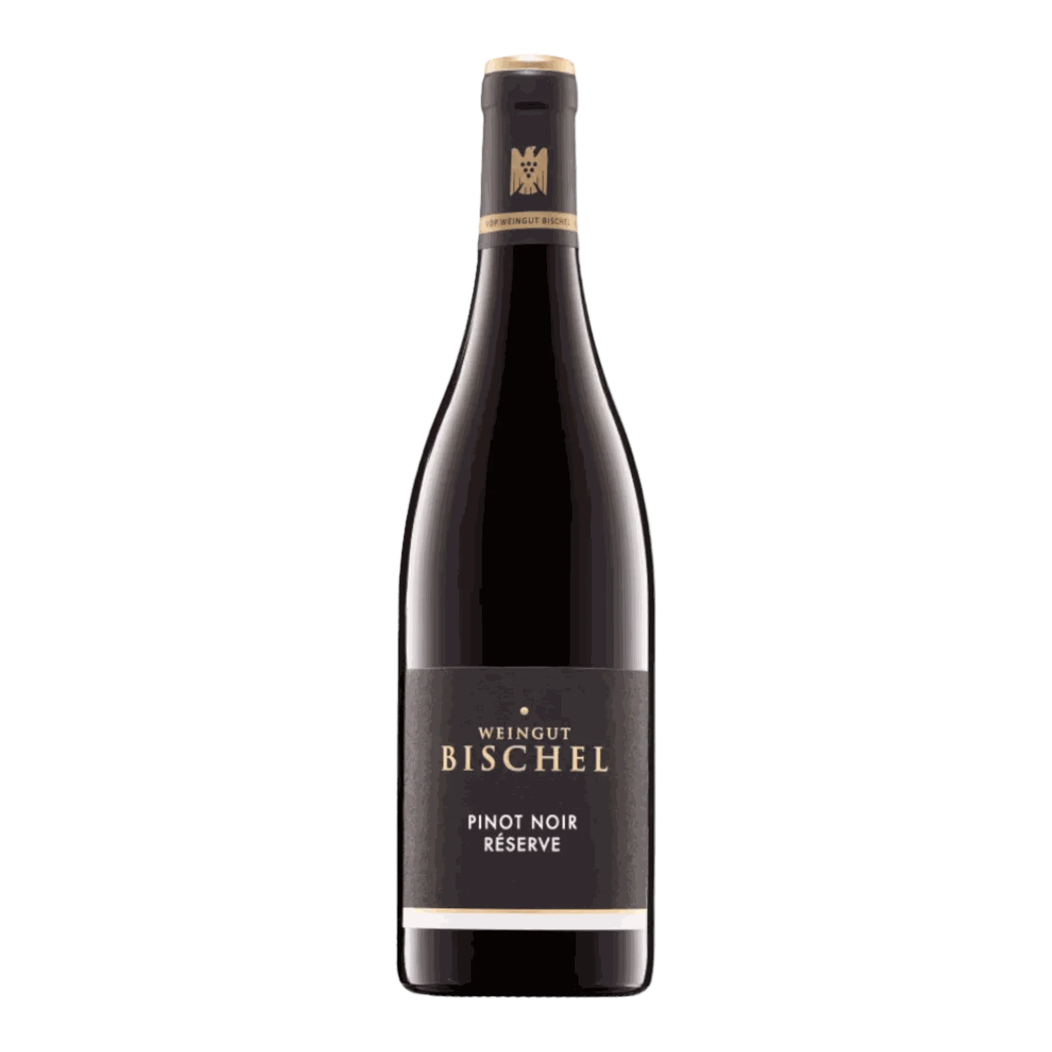 Flasche Weingut Bischel Pinot Noir Reserve 2014, perfekt für Weinliebhaber