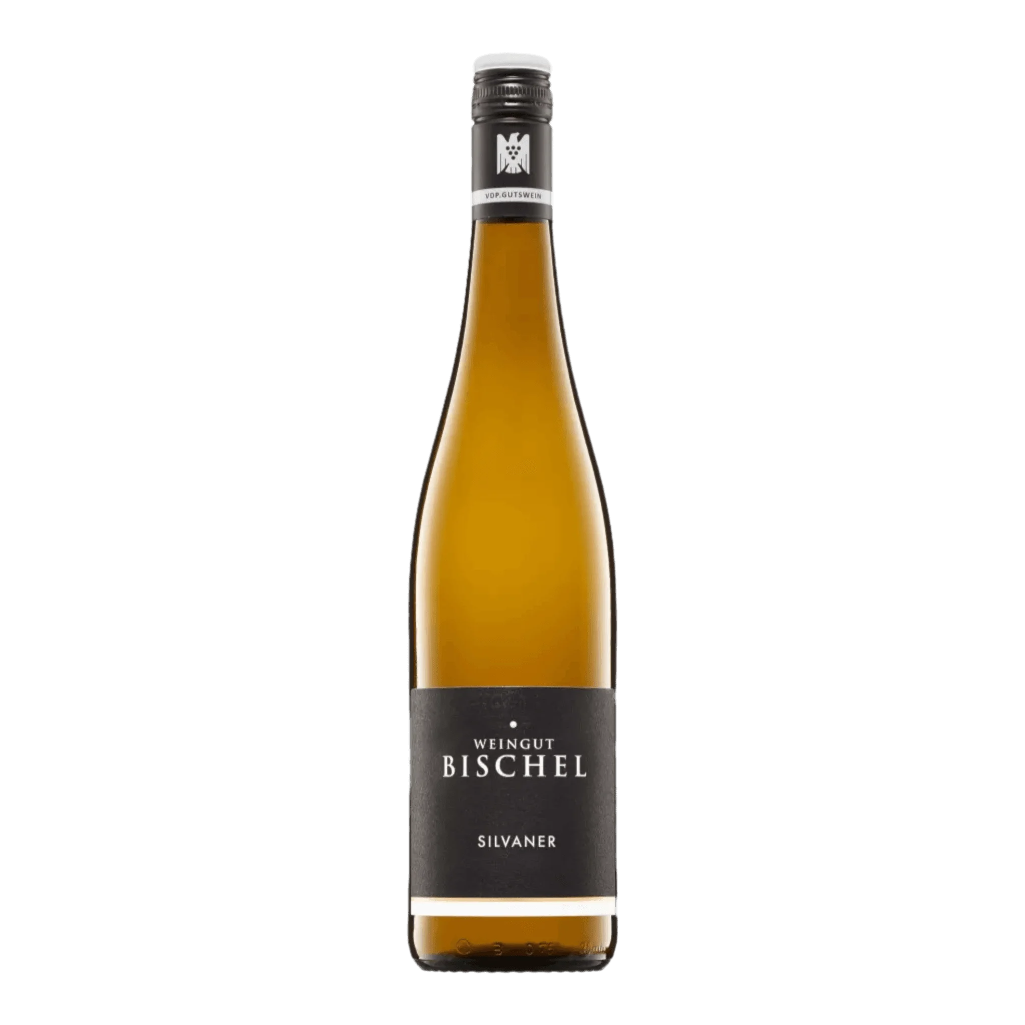Weingut Bischel Silvaner Trocken 2022 Flasche Weißwein auf einem Tisch
