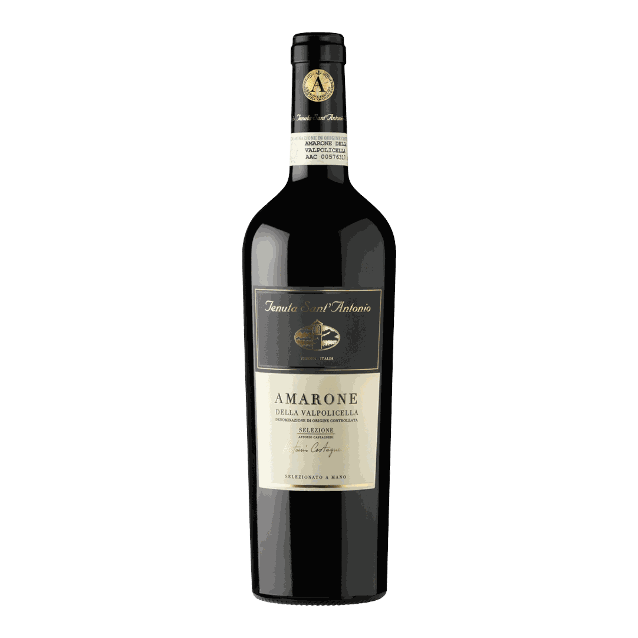 Tenuta Sant'Antonio Amarone Della Valpolicella Selezione Castagnedi 2019 wine bottle.