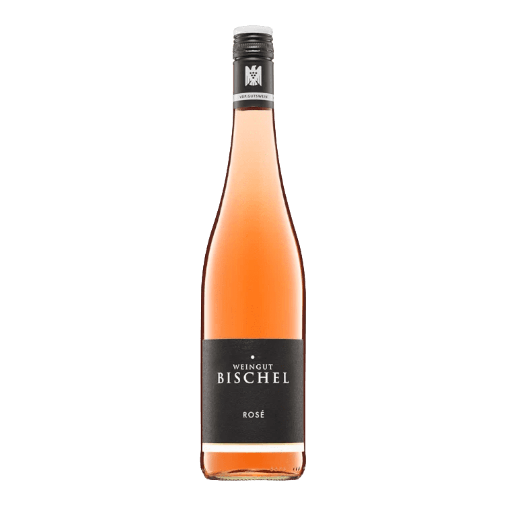 Weingut Bischel Rose 2023 wine bottle with black label.