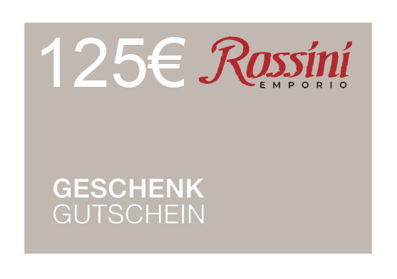 Rossini Gutschein 125 € (SOFORTVERSAND via E-Mail)