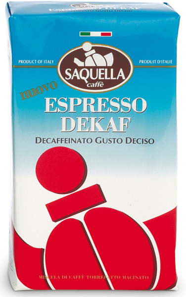 SAQUELLA Espresso Entkofiniert 250g Gemahlen